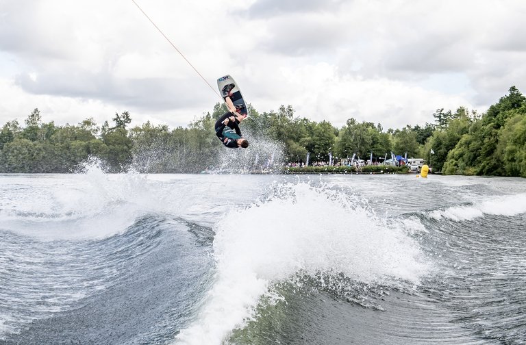 Rich Phillips at the 2022 Malibu Boats UK Wakeboard And Wakesurf Nationals